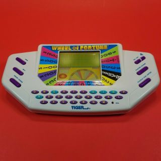 Vintage 1995 Wheel Of Fortune Tiger Electronics Handheld Video Game w/ Cartridge 2