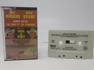 1986 Vintage Cassette Tape Roy Rogers Dale Evans The Sons Of The Pioneers