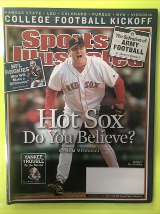 September 13 2004 Curt Schilling Boston Red Sox Baseball Sports Illustrated