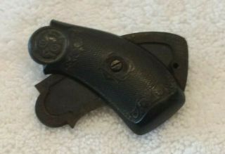 Vintage Iver Johnson Arms Small Frame Owl Pistol Grips and Screw 2