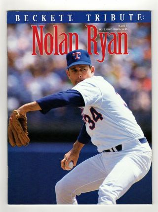 1993 Beckett Tribute Issue No.  1 – Nolan Ryan Texas Rangers M537