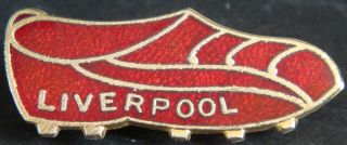 Liverpool Fc Vintage Club Crest Badge Maker Coffer London Brooch Pin 36mm X 14mm