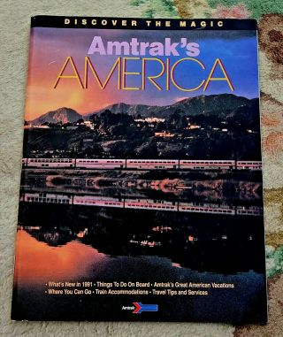 Vintage 1991 Amtrak 