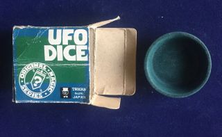 Vintage Magic Trick Apparatus 1/2 Shell For Tricks Unlimited “ufo Dice”