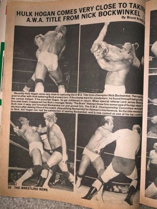 The Ring ' s Wrestling August 1982 Rick Martel / Bob Backlund / Bill Watts WWF / 3