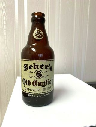 Vintage Soda Pop Beverage Bottle - Acl - Seber 