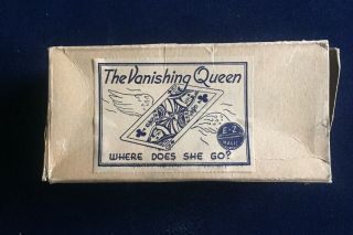 Vintage Magic Trick " Vanishing Queen " By E - Z Magic No Skill,  1940 
