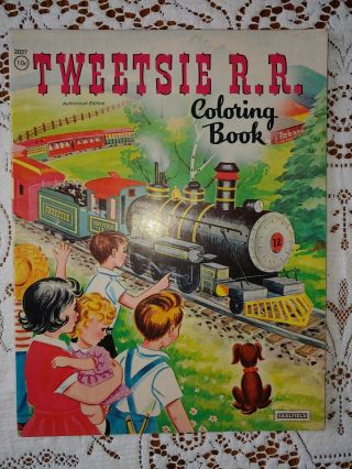 1961 Tweesie R.  R. ,  East Tennessee & Western North Carolina Rr Coloring Book