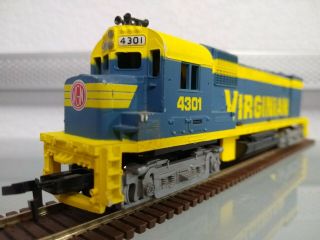 Vintage Ho Scale Tyco Virginian 4301 Alco 235 - 36 Locomotive With Instructions