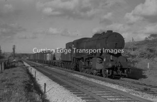 35mm Railway Negative: Austerity 90661 In Lancashire? 1950s 26/670a