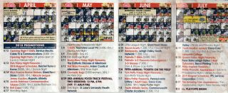 2018 Lehigh Valley Ironpigs Baseball Pocket Schedule Phillies Aaa