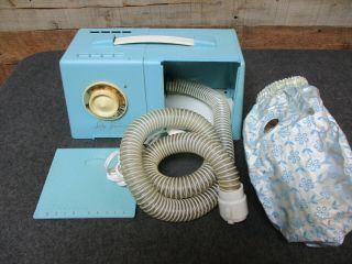 Vintage Lady Sunbeam Combo Bonnet Hair Dryer Nail Dryer Model Dhd - 1 Blue
