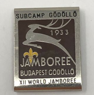 Vtg 1967 Xii 12th World Boy Scout Jamboree Bsa Belt Loop 1933 Budapest Godollo