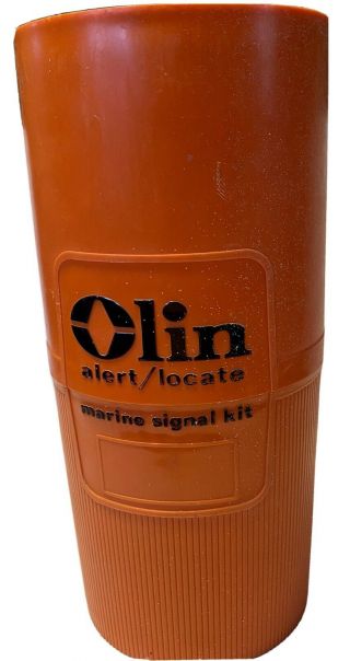 Vintage Olin Alert Locate Marine Signal Kit Case Only