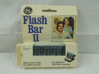 Vintage Flash Bar Ii Ge For Polaroid Sx - 70 Film Cameras - 50