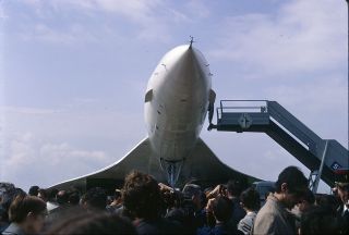 Concorde (front View),  F - Wtss,  At Paris Air Show,  In 1969,  Aircraft Slide