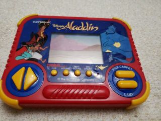 Vintage 1990 Tiger Electronics Walt Disney Aladdin Lcd Handheld Game