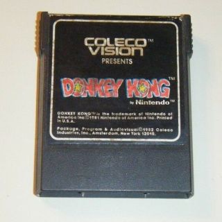 Donkey Kong Game For Atari 2600 System Sears Gemini Vintage Retro Colecovision
