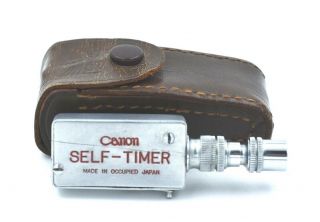 Vintage Canon Self - Timer With Case Made In Occupied Japan