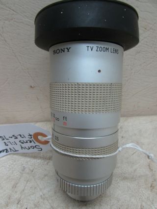 Vintage Sony Tv Zoom Lens 1:1.  8 F 12.  5 - 75mm Tamron