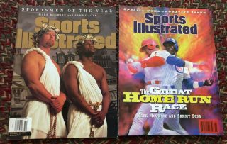 1998 Sports Illustrated Mark Mcgwire Sammy Sosa Home Run Sportsmen Magazines