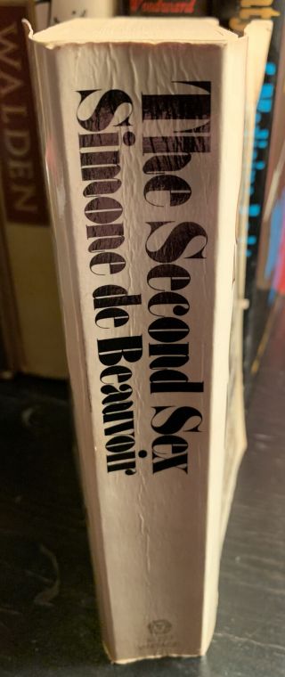The Second Sex by Simone de Beauvoir 1974 Vintage V - 227 1st Ed.  Paperback 3