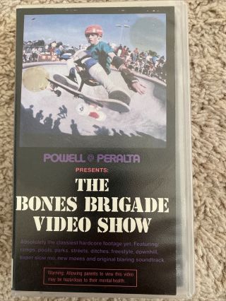 The Bones Brigade Video Show Vhs Powell Peralta Vintage
