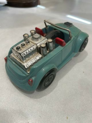 Vintage Rare Marx Ripcord Launch Baby Blue Vw Beetle Ssp Car Htf Hot Rod