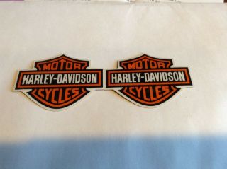 2 Classic,  Bar & Shield Harley Davidson Decal,  Stickers,  3x2 1/2 "
