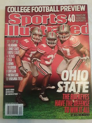 Sports Illustrated Ohio State Football Heyward Rolle Homan No Label 2010