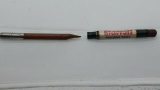 Vintage " Starrett,  Precious Tools Dial Indicators,  Steel Tape " Bullet Pencil