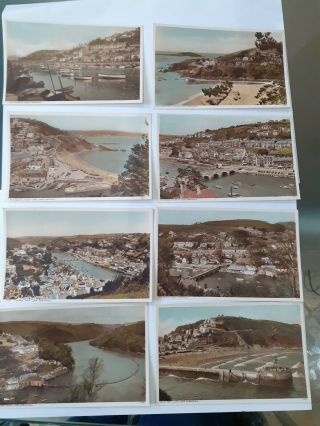 Looe Cornwall Vintage Postcards.  11 Of Them Showing Various Scenes