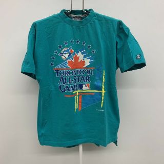 90s Vintage Toronto Blue Jays All - Star Game T Shirt 1991 Single Stitch Mlb