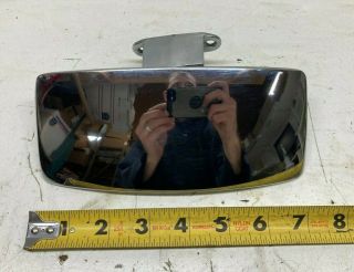 W6 Vintage Attwood Boat Ski Steel/chrome Mirror Complete With Swivel Mount 7 " L