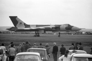50 Sqn,  Avro Vulcan B.  2,  Xm605 At Greenham Common,  June 1979; Negative