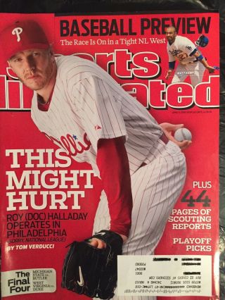 Sports Illustrated - April 5,  2010 - Mlb 2010 Preview - Roy Halladay
