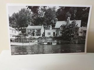 Collectable.  Vintage Postcard.  Port Navas.  Cornwall.  Real Photo.  Falmouth