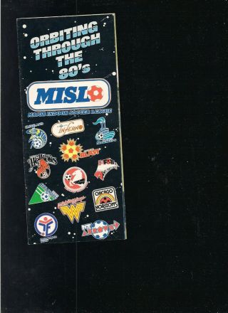 Soccer,  Misl League Brochure,  1980