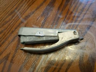 Vintage Bates 88p Stapler - Rounded Hand - Grip All Metal And