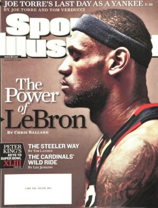 February 2,  2009 Lebron James Cleveland Cavaliers Cavs Sports Illustrated