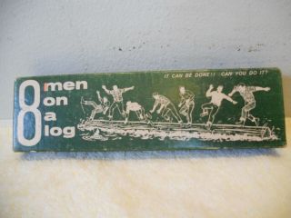 Vintage 8 Men On A Log Game Complete Set Are - Jay Game Co.  Inc.