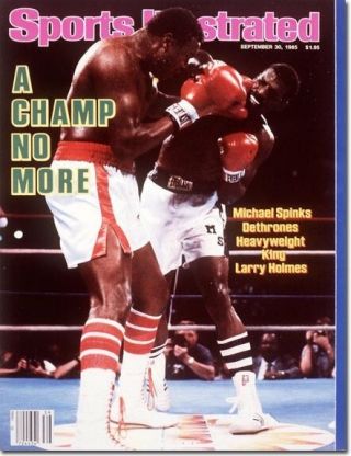 September 30,  1985 Larry Holmes,  Boxing Sports Illustrated A