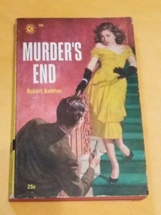 Vintage Graphic Mystery Paperback Murder 