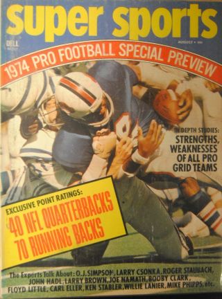 1974 Sports - Buffalo Bills Oj Simpson