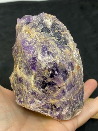 Huge Rough Chevron Amethyst Crystal Specimen - 586.  1 Grams - Vintage Estate Find