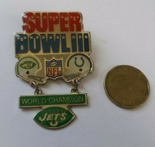 Nfl Pin Bowl Iii York Jets V.  Baltimore Colts,  Jan 12,  1969