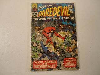 Vintage 1966,  Marvel Comic Book,  Daredevil The Man Without Fear,  19