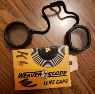 Weaver Vintage Scope Lens Caps K6w