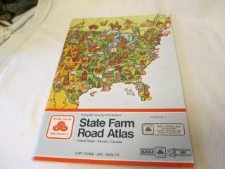 Rand Mcnally State Farm Road Atlas Usa Canada Mexico 1998