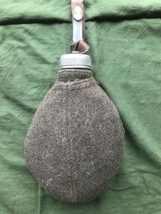 Vintage Water Canteen Bottle Military Army Bushcraft Survival Outdoors